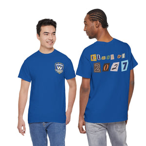 WHS Class of 2027 - Adult Sizes - Unisex Heavy Cotton Tee