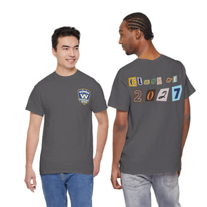 WHS Class of 2027 - Adult Sizes - Unisex Heavy Cotton Tee