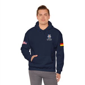 S4 - Option 1 - 102D SSB - Flags on Sleeves - Unisex Heavy Blend™ Hooded Sweatshirt