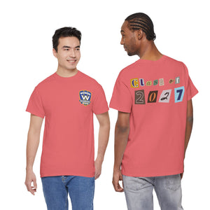 WHS Class of 2027 - Adult Sizes - Unisex Heavy Cotton Tee