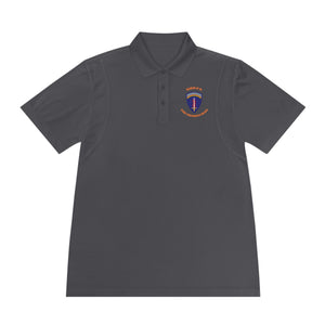 CAB U'R-AF Logo - Orange text - Men's Sport Polo Shirt