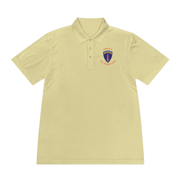 PPT U'R-AF - Orange text - Men's Sport Polo Shirt