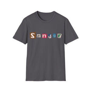 Senior - Adult Sizing - Blank Back - Unisex Softstyle T-Shirt