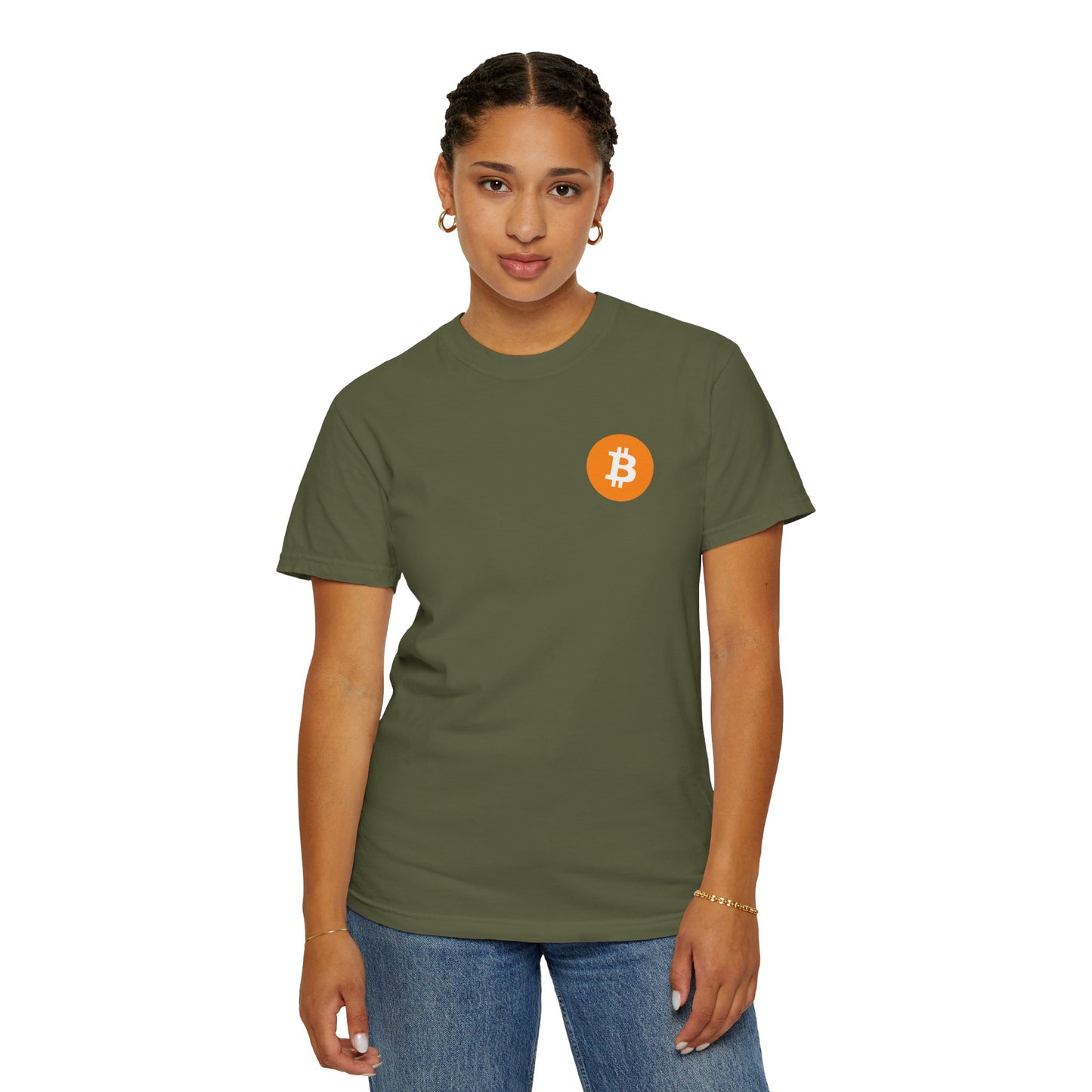 blow bitcoin! - Unisex Garment-Dyed T-shirt