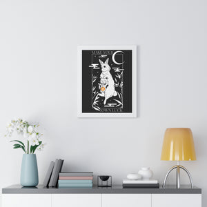 Bitcoin  - Make Your Own Luck - Framed Vertical Poster