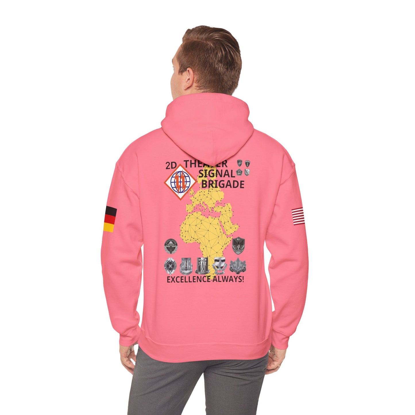 2TSB - Flags on Sleeves - Unisex Heavy Blend™ Hooded SweatshirT