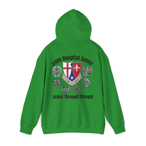 Elite Coach - 512th Field Hospital - Unisex Heavy Blend™ Hooded Sweatshirt