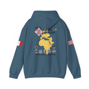 509th SSB - Flags on Sleeves - Unisex Heavy Blend™ Hooded Sweatshirt