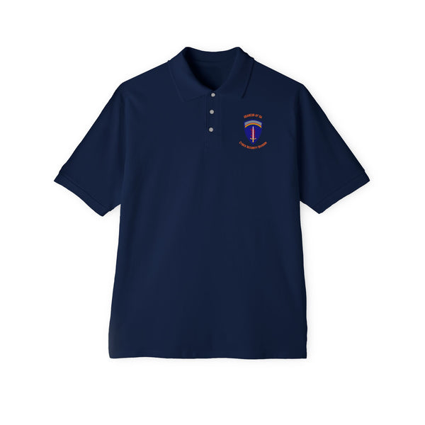 CSD Orange Text - Men's Piqué Polo