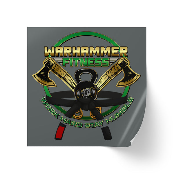 Warhammer Fitness Sticker Labels