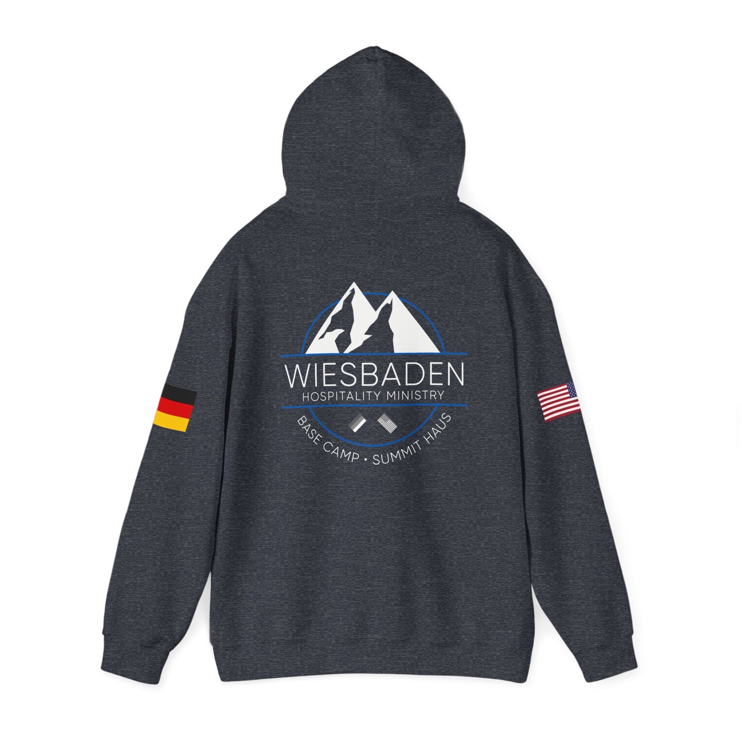 WHM - Flags on Sleeves - Unisex Heavy Blend™ Hooded Sweatshirt