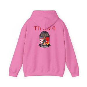 Titan 6 Call Sign - No Flags on Sleeves - USANEC-S - Unisex Heavy Blend™ Hooded Sweatshirt
