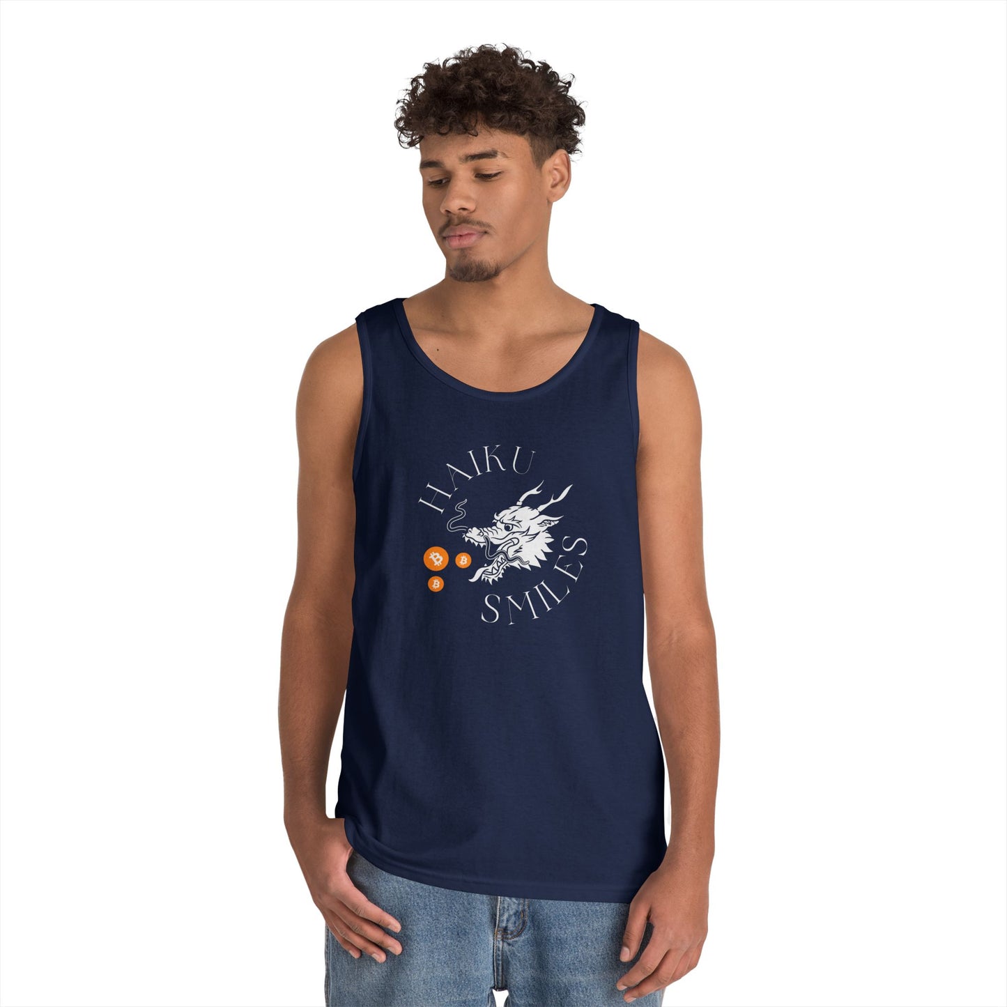 The Strong Breathe Bitcoin -  Unisex Heavy Cotton Tank Top