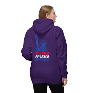 America x3!!! - Unisex Hooded Sweatshirt, Made in US