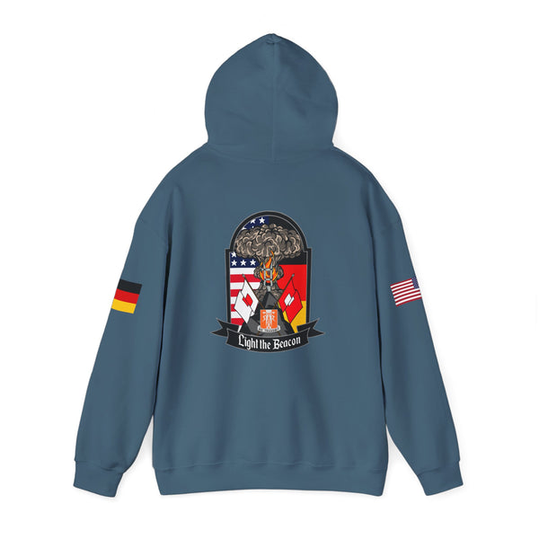 USANEC-S  Flags on Sleeves  Unisex Heavy Blend™ Hooded Sweatshirt