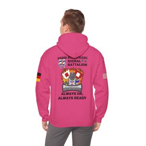 S4 - Option 1 - 102D SSB - Flags on Sleeves - Unisex Heavy Blend™ Hooded Sweatshirt
