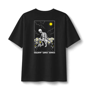 Sow Smiles! - Skeleton Back - Bella+Canvas 4610 7.5oz Heavyweight Tee
