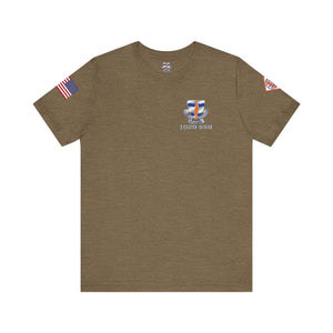 102d SSB - Sleeve with USA/2TSB - Unisex Jersey Short Sleeve Tee