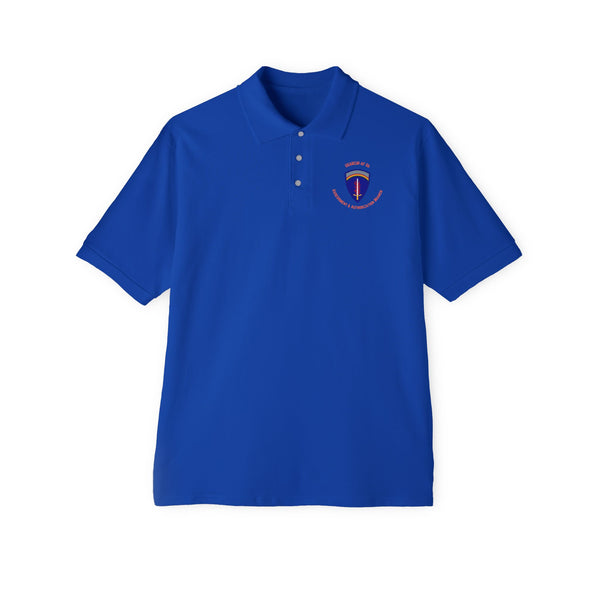 AAB U'R-AF - Orange text - Men's Piqué Polo