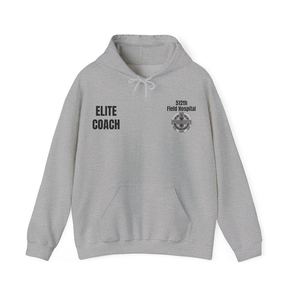 Elite Coach - 512th Field Hospital - Unisex Heavy Blend™ Hooded Sweatshirt