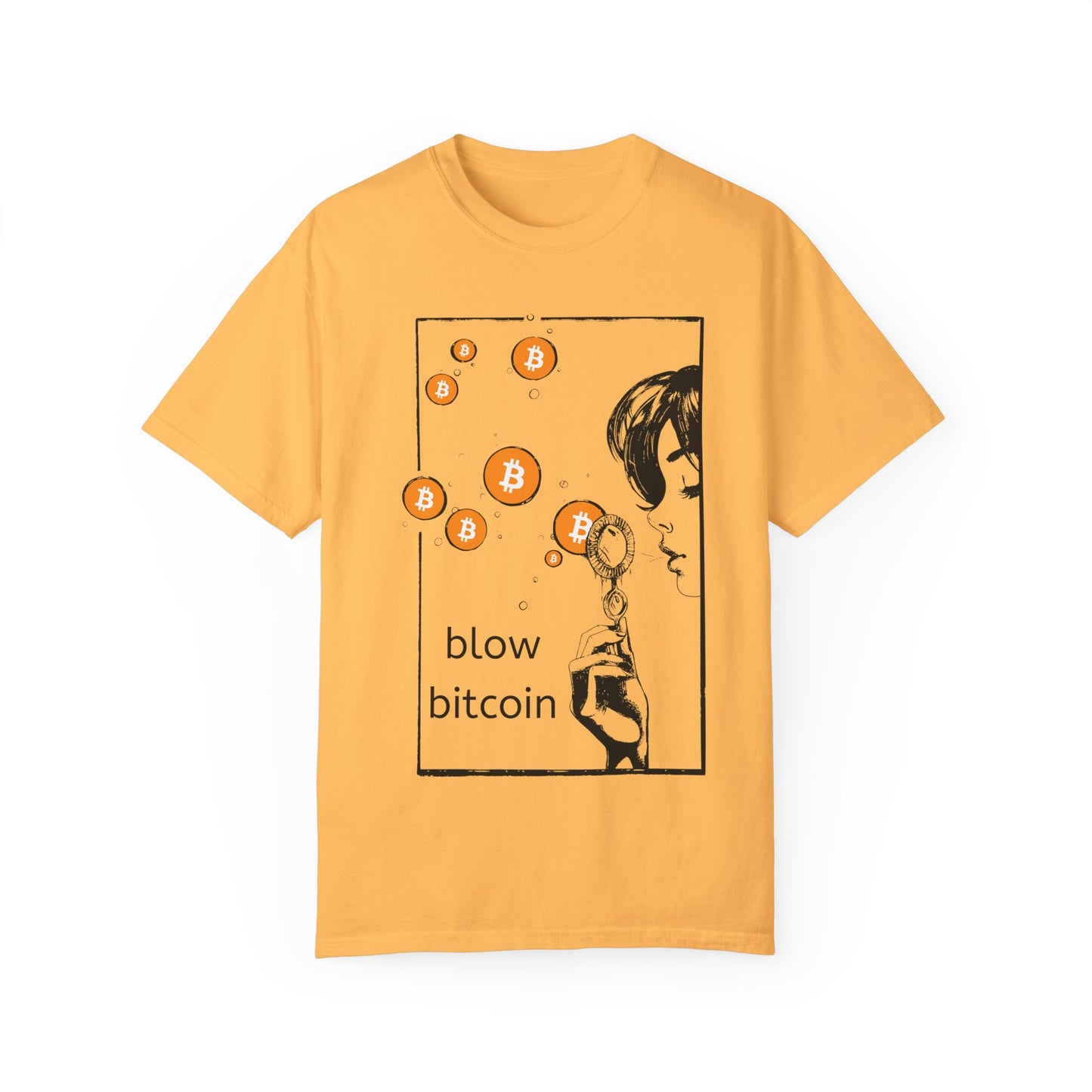 Blow Bitcoin! - Unisex Garment-Dyed T-shirt