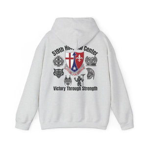 Elite Coach - 512th Field Hospital - Unisex Heavy Blend™ Hooded Sweatshirt