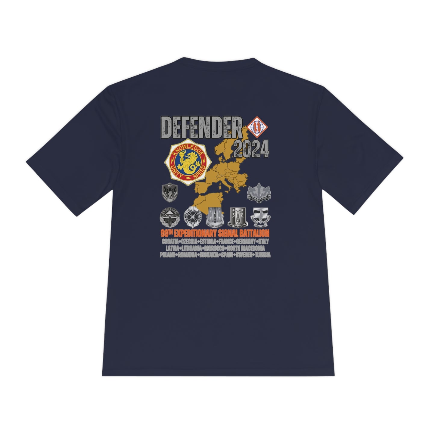 98th ESB - DEFENDER 24 -  Moisture Wicking Tee