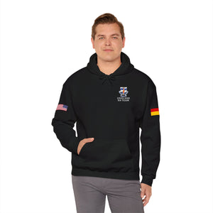 S4 - Option 1 - 102D SSB - Flags on Sleeves - Unisex Heavy Blend™ Hooded Sweatshirt