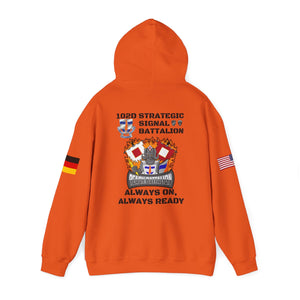 S4 - Option 1 - 102D SSB - Flags on Sleeves - Unisex Heavy Blend™ Hooded Sweatshirt