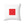 Signal Flag - Red Square on White - Spun Polyester Square Pillow