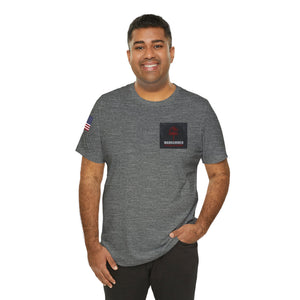 Warhammer - Flag on Sleeves - Unisex Jersey Short Sleeve Tee