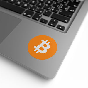 Bitcoin Round Sticker Label Rolls