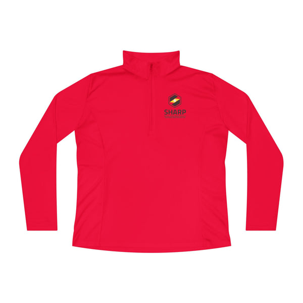SHARP - Ladies Quarter-Zip Pullover