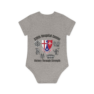 519th HC - Baby Organic Short Sleeve Bodysuit - Printed in Germany