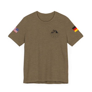 WHM - Flag on Sleeves - Unisex Jersey Short Sleeve Tee
