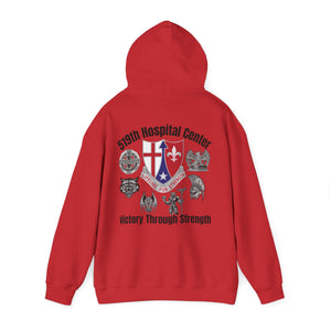 Elite Coach - 512th Field Hospital - Unisex Heavy Blend™ Hooded Sweatshirt