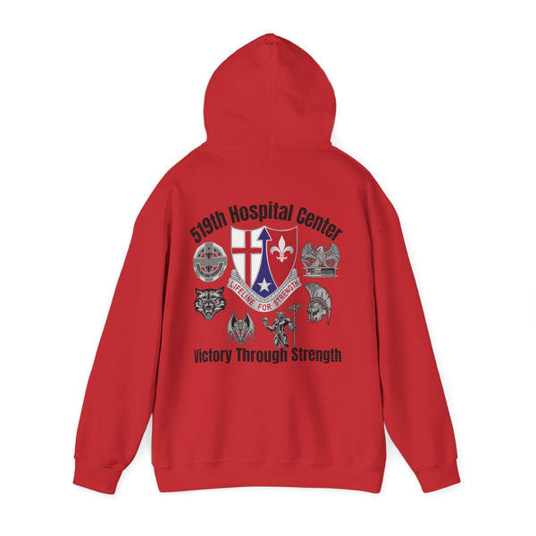Elite Coach - 512th Field Hospital - Unisex Heavy Blend™ Hooded Sweatshirt