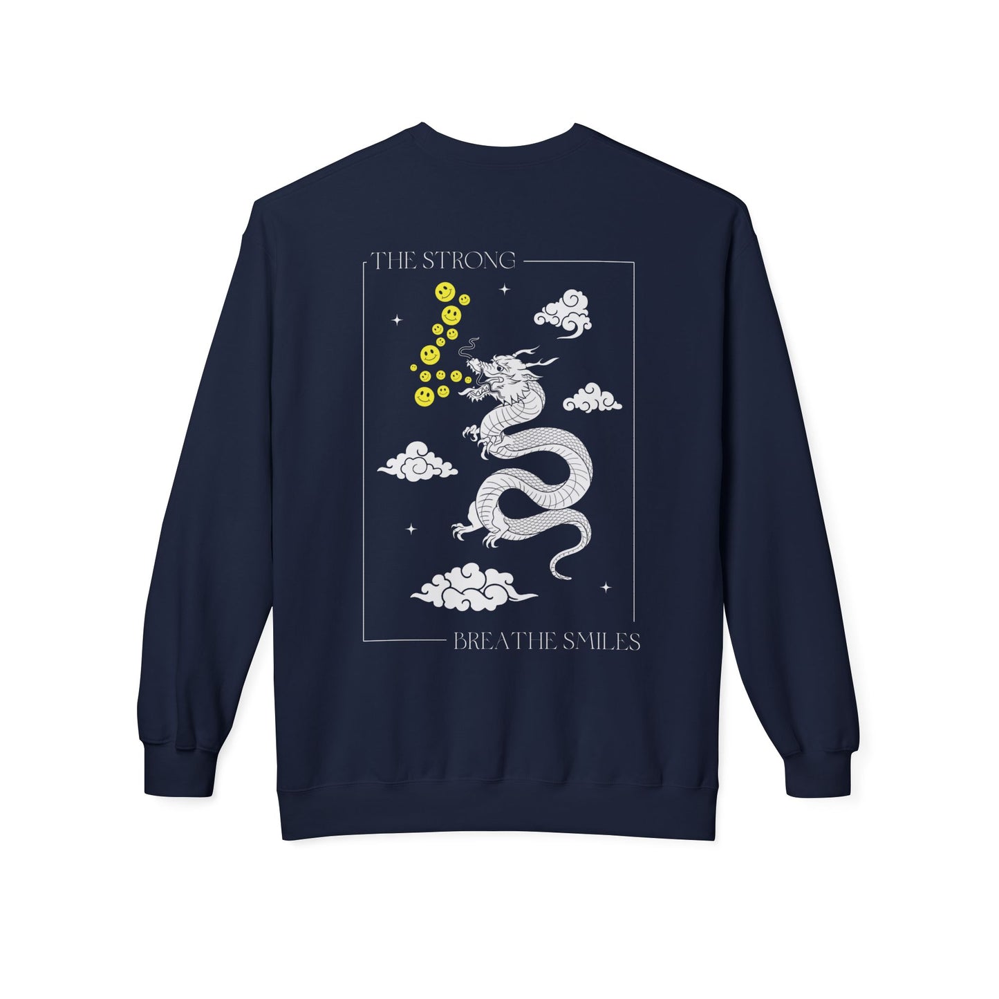 Haiku Smiles - Unisex Midweight Softstyle Fleece Crewneck Sweatshirt