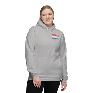 America x 3 - Unisex Hooded Sweatshirt, Made in USA