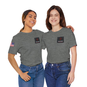 Warhammer - Flag on Sleeves - Unisex Jersey Short Sleeve Tee