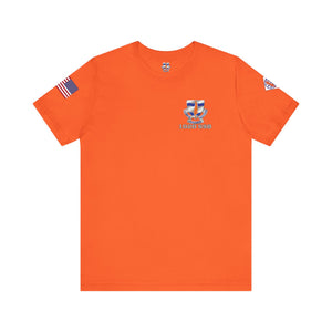 102d SSB - Sleeve with USA/2TSB - Unisex Jersey Short Sleeve Tee