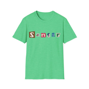Senior - Adult Sizing - Blank Back - Unisex Softstyle T-Shirt