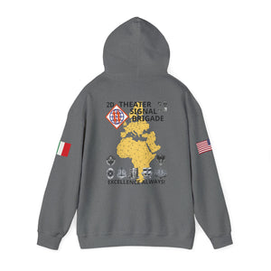 509th SSB - Flags on Sleeves - Unisex Heavy Blend™ Hooded Sweatshirt