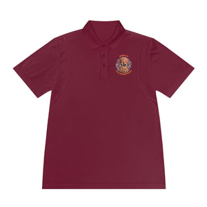 CAB - Orange text - Men's Sport Polo Shirt