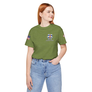 102d SSB - Sleeve with USA/2TSB - Unisex Jersey Short Sleeve Tee