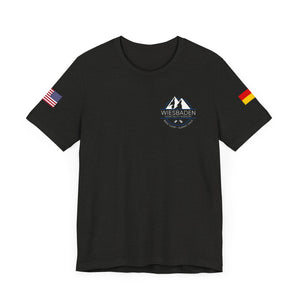 WHM - Flag on Sleeves - Unisex Jersey Short Sleeve Tee