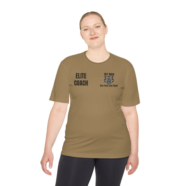 Elite Coach - 167 MAD - Unisex Moisture Wicking Tee