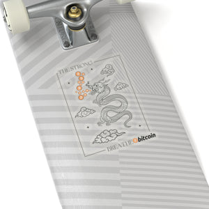 The Strong Breathe Bitcoin - Kiss-Cut Stickers