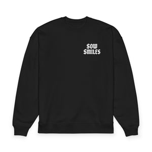Sow Smiles German - Skeleton Back - Unisex Organic Oversized Sweatshirt Radder 2.0