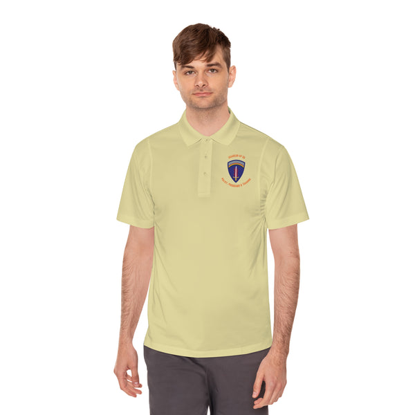 PPT U'R-AF - Orange text - Men's Sport Polo Shirt